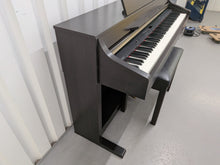 Load image into Gallery viewer, Yamaha Clavinova CLP-340 Digital Piano and stool in rosewood stock # 25498