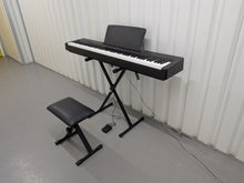 Load image into Gallery viewer, Yamaha P145 Digital Piano X Frame Package, Black stock #25449