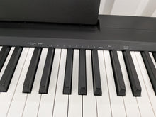 Load image into Gallery viewer, Yamaha P145 Digital Piano X Frame Package, Black stock #25449