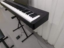 Load image into Gallery viewer, Yamaha P145 Digital Piano X Frame Package, Black stock #25449