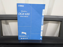 Load image into Gallery viewer, Yamaha DGX-650 in black 88 Weighted Keys Portable Grand stock #25441