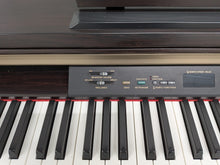Load image into Gallery viewer, Yamaha Clavinova CLP-120 Digital Piano and stool in dark rosewood stock #25444