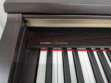 Load image into Gallery viewer, Yamaha Clavinova CLP-120 Digital Piano and stool in dark rosewood stock #25444