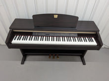 Load image into Gallery viewer, Yamaha Clavinova CLP-120 Digital Piano and stool in dark rosewood stock #25444