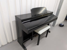 Load image into Gallery viewer, TECHNICS SX-PX338 DIGITAL PIANO AND STOOL IN BLACK stock #25443