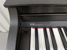 Load image into Gallery viewer, Roland HP302 digital piano and stool in dark rosewood finish stock number 25464