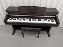 Load image into Gallery viewer, Yamaha Clavinova CLP-330 Digital Piano and stool in dark rosewood stock #25456