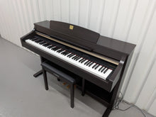 Load image into Gallery viewer, Yamaha Clavinova CLP-330 Digital Piano and stool in dark rosewood stock #25456