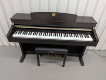 Load image into Gallery viewer, Yamaha Clavinova CLP-330 Digital Piano and stool in dark rosewood stock #25456