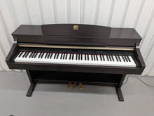 Load image into Gallery viewer, Yamaha Clavinova CLP-330 Digital Piano and stool in dark rosewood stock #25456