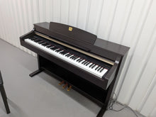 Load image into Gallery viewer, Yamaha Clavinova CLP-330 Digital Piano and stool in dark rosewood stock #25456