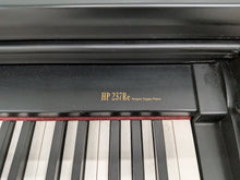 Load image into Gallery viewer, Roland HP237e Digital Piano in satin black finish Stock nr 25459
