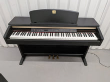Load image into Gallery viewer, Yamaha Clavinova CLP-130 Digital Piano and stool in black stock #25457