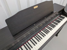 Load image into Gallery viewer, Roland HP506 Digital Piano in rosewood wooden action keys + stool Stock #25462