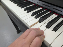 Load image into Gallery viewer, Roland HP506 Digital Piano in rosewood wooden action keys + stool Stock #25462