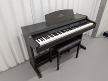 Load image into Gallery viewer, Yamaha Clavinova CLP-820 Digital Piano and stool in dark rosewood stock nr 25467