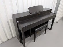 Load image into Gallery viewer, Yamaha Clavinova CLP-430 Digital Piano and stool in dark rosewood stock #25476