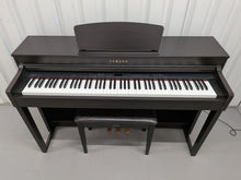 Load image into Gallery viewer, Yamaha Clavinova CLP-430 Digital Piano and stool in dark rosewood stock #25476
