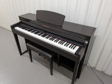 Load image into Gallery viewer, Yamaha Clavinova CLP-430 Digital Piano and stool in dark rosewood stock #25476