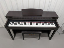 Load image into Gallery viewer, Yamaha Clavinova CLP-430 Digital Piano and stool in dark rosewood stock #25476