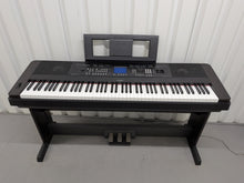 Load image into Gallery viewer, Yamaha DGX-650 in black 88 Weighted Keys Portable Grand 3 pedals stock #25480