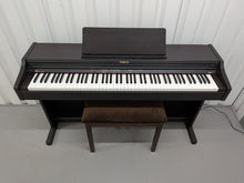 Load image into Gallery viewer, Roland RP201 Digital Piano and stool in dark rosewood finish Stock #25481