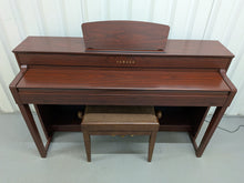 Load image into Gallery viewer, Yamaha Clavinova CLP-535 in mahogany with matching stool stock nr 25486