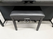 Load image into Gallery viewer, Yamaha Clavinova CLP-685 digital piano and stool in glossy black polished ebony stock #25491