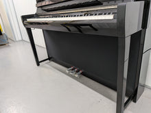 Load image into Gallery viewer, Yamaha Clavinova CLP-685 digital piano and stool in glossy black polished ebony stock #25491