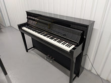 Load image into Gallery viewer, Yamaha Clavinova CLP-685 digital piano and stool in glossy black polished ebony stock #25491
