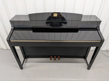 Load image into Gallery viewer, YAMAHA CLAVINOVA CLP-380PE DIGITAL PIANO + STOOL GLOSSY BLACK stock nr 25494