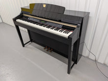 Load image into Gallery viewer, YAMAHA CLAVINOVA CLP-380PE DIGITAL PIANO + STOOL GLOSSY BLACK stock nr 25494