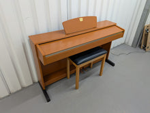 Load image into Gallery viewer, Yamaha Clavinova CLP-320 Digital Piano and stool in cherry wood, stock no 25495