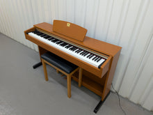 Load image into Gallery viewer, Yamaha Clavinova CLP-320 Digital Piano and stool in cherry wood, stock no 25495