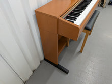 Load image into Gallery viewer, Yamaha Clavinova CLP-320 Digital Piano and stool in cherry wood, stock no 25495