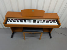 Load image into Gallery viewer, Yamaha Clavinova CLP-320 Digital Piano and stool in cherry wood, stock no 25495
