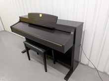 Load image into Gallery viewer, Yamaha Clavinova CLP-340 Digital Piano and stool in rosewood stock # 25498