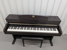Load image into Gallery viewer, Yamaha Clavinova CLP-340 Digital Piano and stool in rosewood stock # 25498