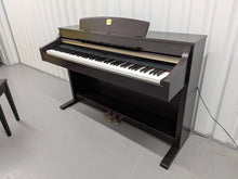 Load image into Gallery viewer, Yamaha Clavinova CLP-340 Digital Piano and stool in rosewood stock # 25498