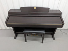 Load image into Gallery viewer, Yamaha Clavinova CLP-240 Digital Piano and stool in dark rosewood stock nr 25500