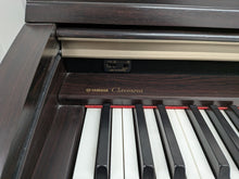 Load image into Gallery viewer, Yamaha Clavinova CLP-240 Digital Piano and stool in dark rosewood stock nr 25500