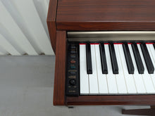 Load image into Gallery viewer, Yamaha Clavinova CLP-220 digital piano and stool in mahogany stock #25506
