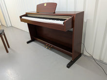 Load image into Gallery viewer, Yamaha Clavinova CLP-220 digital piano and stool in mahogany stock #25506