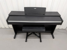Load image into Gallery viewer, Yamaha Arius YDP-142 Digital Piano and stool in satin black stock #25508