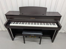 Load image into Gallery viewer, Yamaha Clavinova CLP-775 and stool in dark rosewood stock #25513