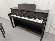 Load image into Gallery viewer, Yamaha Clavinova CLP-775 and stool in dark rosewood stock #25513