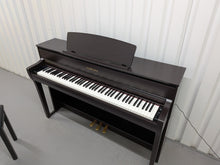 Load image into Gallery viewer, Yamaha Clavinova CLP-775 and stool in dark rosewood stock #25513