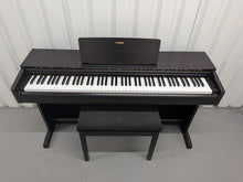 Load image into Gallery viewer, Yamaha Arius YDP-143 Digital Piano and stool in dark rosewood stock #25535