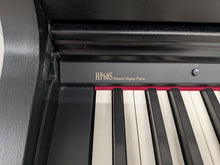 Load image into Gallery viewer, Roland HP605 digital piano and stool in satin black finish stock #25534