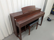 Load image into Gallery viewer, Yamaha Clavinova CLP-440 Digital Piano and stool in mahogany stock no 25520